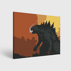 Картина прямоугольная Godzilla: Monster Smoke