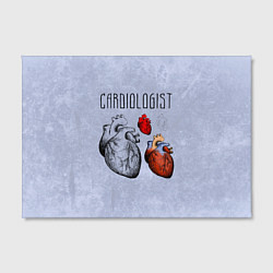 Холст прямоугольный Cardiologist, цвет: 3D-принт — фото 2