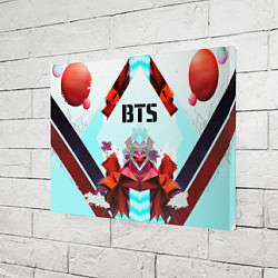 Холст прямоугольный BTS Love, цвет: 3D-принт — фото 2