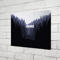 Холст прямоугольный Fortnite: Dark Forest, цвет: 3D-принт — фото 2