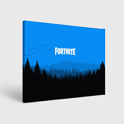 Холст прямоугольный Fortnite: Sky Forest, цвет: 3D-принт