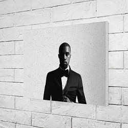 Холст прямоугольный Kanye West: Halftone, цвет: 3D-принт — фото 2