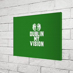 Холст прямоугольный Dublin my vision, цвет: 3D-принт — фото 2