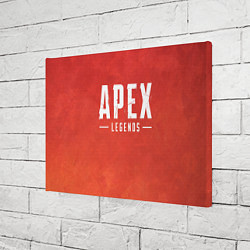 Холст прямоугольный Apex Legends: Red Logo, цвет: 3D-принт — фото 2