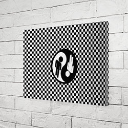 Холст прямоугольный Billie Eilish: Yin-Yang, цвет: 3D-принт — фото 2
