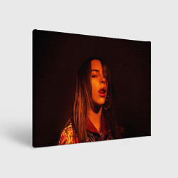 Картина прямоугольная BILLIE EILISH: Red Mood