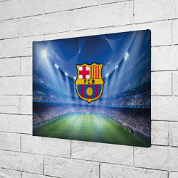 Холст прямоугольный FC Barcelona, цвет: 3D-принт — фото 2