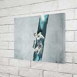 Холст прямоугольный Фехтовальщик, цвет: 3D-принт — фото 2