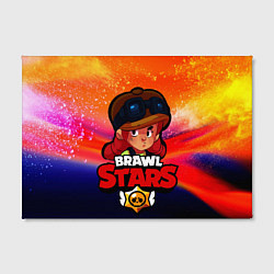 Холст прямоугольный Brawl Stars - Jessie, цвет: 3D-принт — фото 2