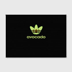 Холст прямоугольный Авокадо, цвет: 3D-принт — фото 2
