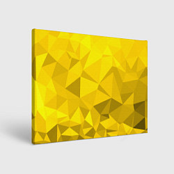 Холст прямоугольный YELLOW ABSTRACT, цвет: 3D-принт