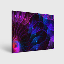 Картина прямоугольная NEON FRACTAL