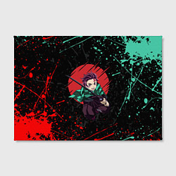 Холст прямоугольный KIMETSU NO YAIBA, цвет: 3D-принт — фото 2