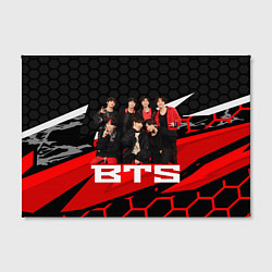 Холст прямоугольный BTS, цвет: 3D-принт — фото 2
