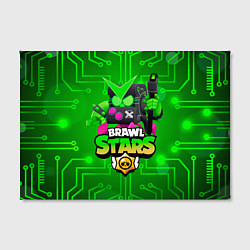 Холст прямоугольный Brawl Stars Virus 8-Bit, цвет: 3D-принт — фото 2