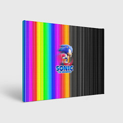 Холст прямоугольный SONIC 2020, цвет: 3D-принт