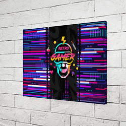 Холст прямоугольный RETROGAMER3D47, цвет: 3D-принт — фото 2