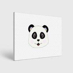 Холст прямоугольный Panda, цвет: 3D-принт