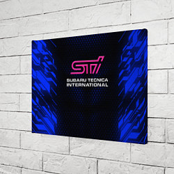 Холст прямоугольный SUBARU STI Z, цвет: 3D-принт — фото 2