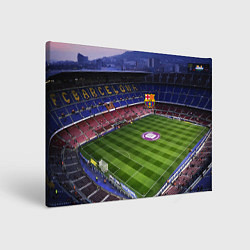 Холст прямоугольный FC BARCELONA, цвет: 3D-принт