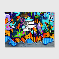 Холст прямоугольный GTA, цвет: 3D-принт — фото 2