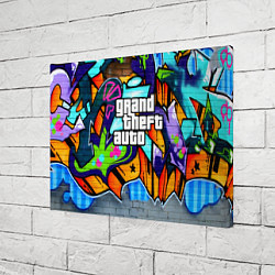 Холст прямоугольный GTA, цвет: 3D-принт — фото 2