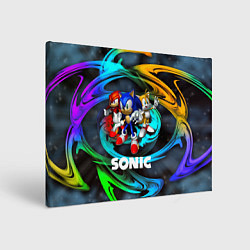 Картина прямоугольная SONIC TRIO