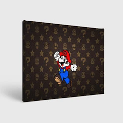 Холст прямоугольный Mario, цвет: 3D-принт