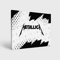 Холст прямоугольный METALLICA МЕТАЛЛИКА, цвет: 3D-принт