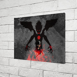 Холст прямоугольный Черный клевер, цвет: 3D-принт — фото 2