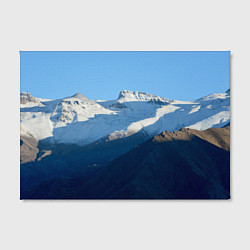 Холст прямоугольный Снежные горы, цвет: 3D-принт — фото 2