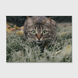 Холст прямоугольный Кошка, цвет: 3D-принт — фото 2