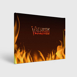 Холст прямоугольный Valheim: Вальхейм выживание, цвет: 3D-принт