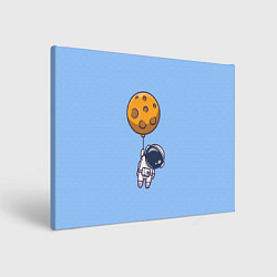 Картина прямоугольная Космонавт с шариком