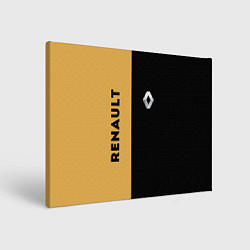 Холст прямоугольный Renault Passion for life, цвет: 3D-принт