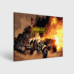 Холст прямоугольный Crossout Online, цвет: 3D-принт