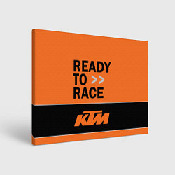Картина прямоугольная KTM READY TO RACE Z