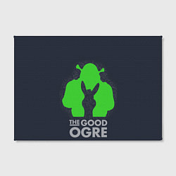 Холст прямоугольный Shrek: Im good ogre, цвет: 3D-принт — фото 2