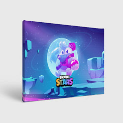 Холст прямоугольный Сквик Squeak Brawl Stars, цвет: 3D-принт