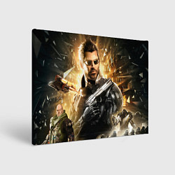 Холст прямоугольный Adam Jensen, цвет: 3D-принт