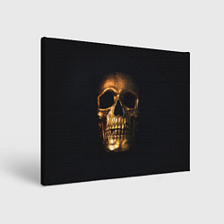 Картина прямоугольная Golden Skull