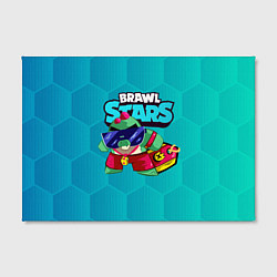 Холст прямоугольный Базз Buzz Brawl Stars, цвет: 3D-принт — фото 2