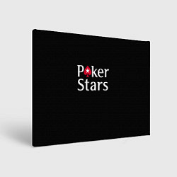 Холст прямоугольный Poker Stars, цвет: 3D-принт