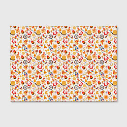 Холст прямоугольный Масленица, цвет: 3D-принт — фото 2