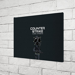 Холст прямоугольный CS GO COUNTER TERRORIS Z, цвет: 3D-принт — фото 2