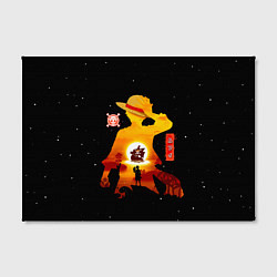 Холст прямоугольный Манки Д Луффи пираты Соломенной Шляпы, цвет: 3D-принт — фото 2