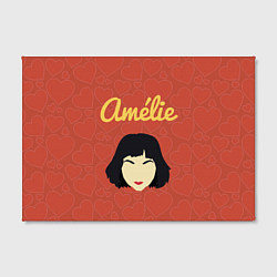 Холст прямоугольный Амели фильм, цвет: 3D-принт — фото 2