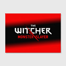 Холст прямоугольный The Witcher Monster Slayer - Gradient, цвет: 3D-принт — фото 2