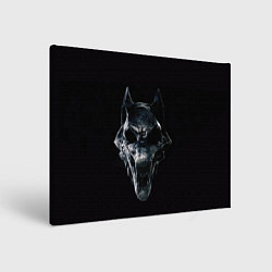 Холст прямоугольный Ведьмак Кошмар волка, цвет: 3D-принт