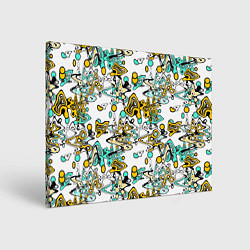 Картина прямоугольная Абстрактный современный узор в стиле граффити